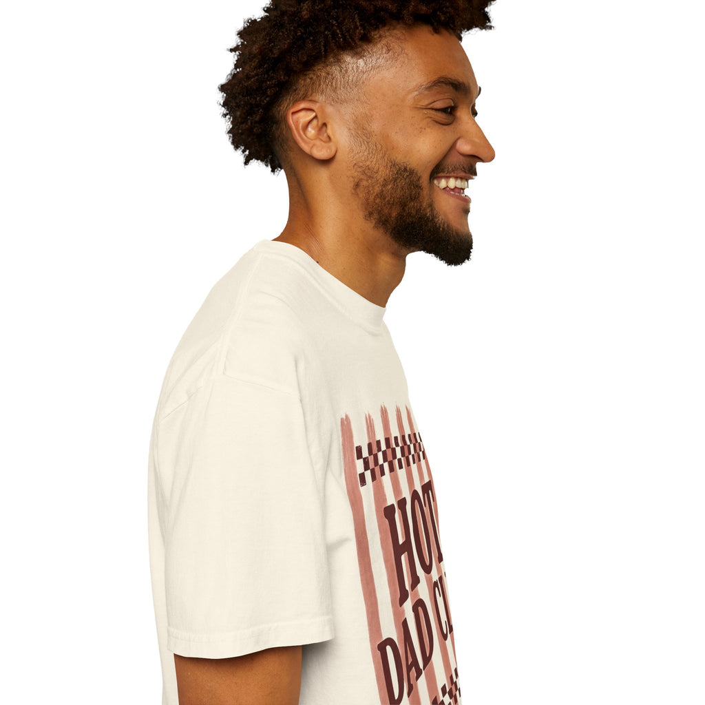 Hot Dad Club T-Shirt — Retro Check Fathers' Day Tee