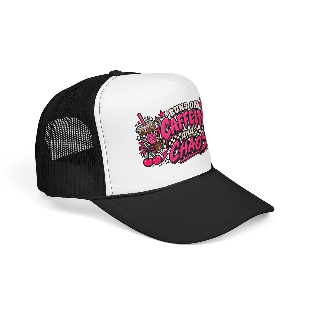 Runs on Caffeine and Chaos Trucker Hat