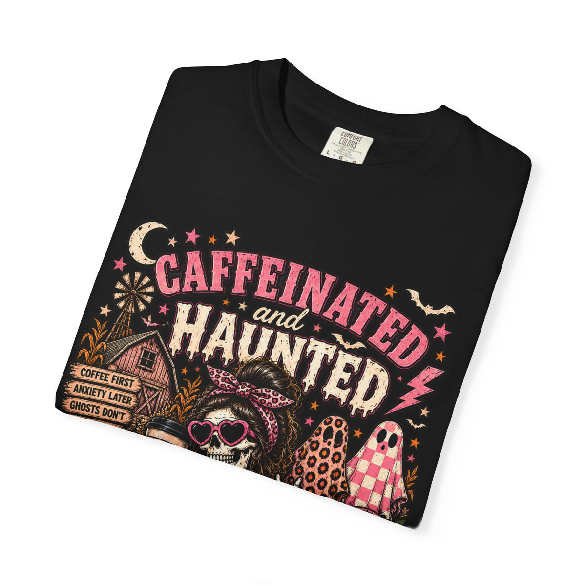Caffeinated and Haunted T-Shirt