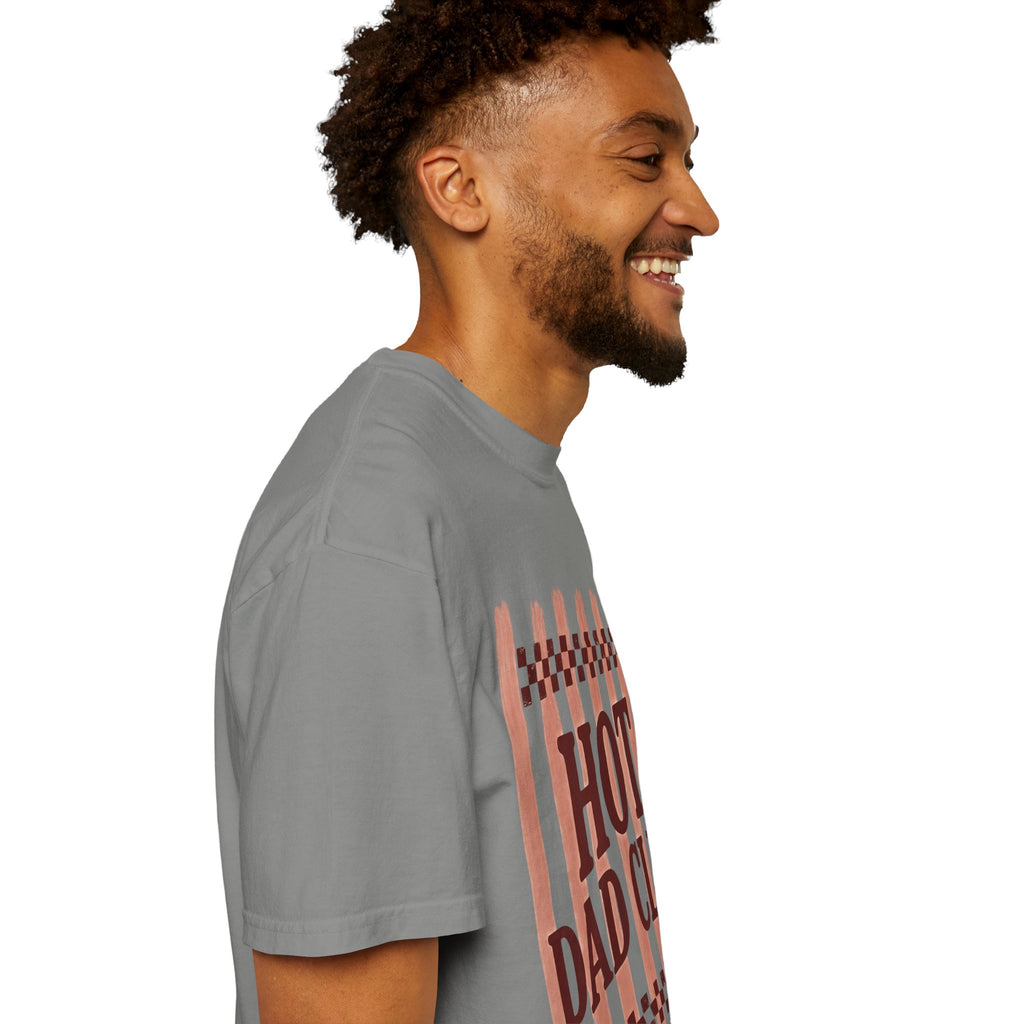 Hot Dad Club T-Shirt — Retro Check Fathers' Day Tee