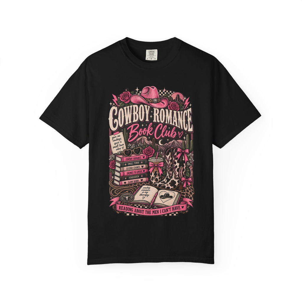 Cowboy Romance Book Club T-Shirt — Western Reader Graphic Tee