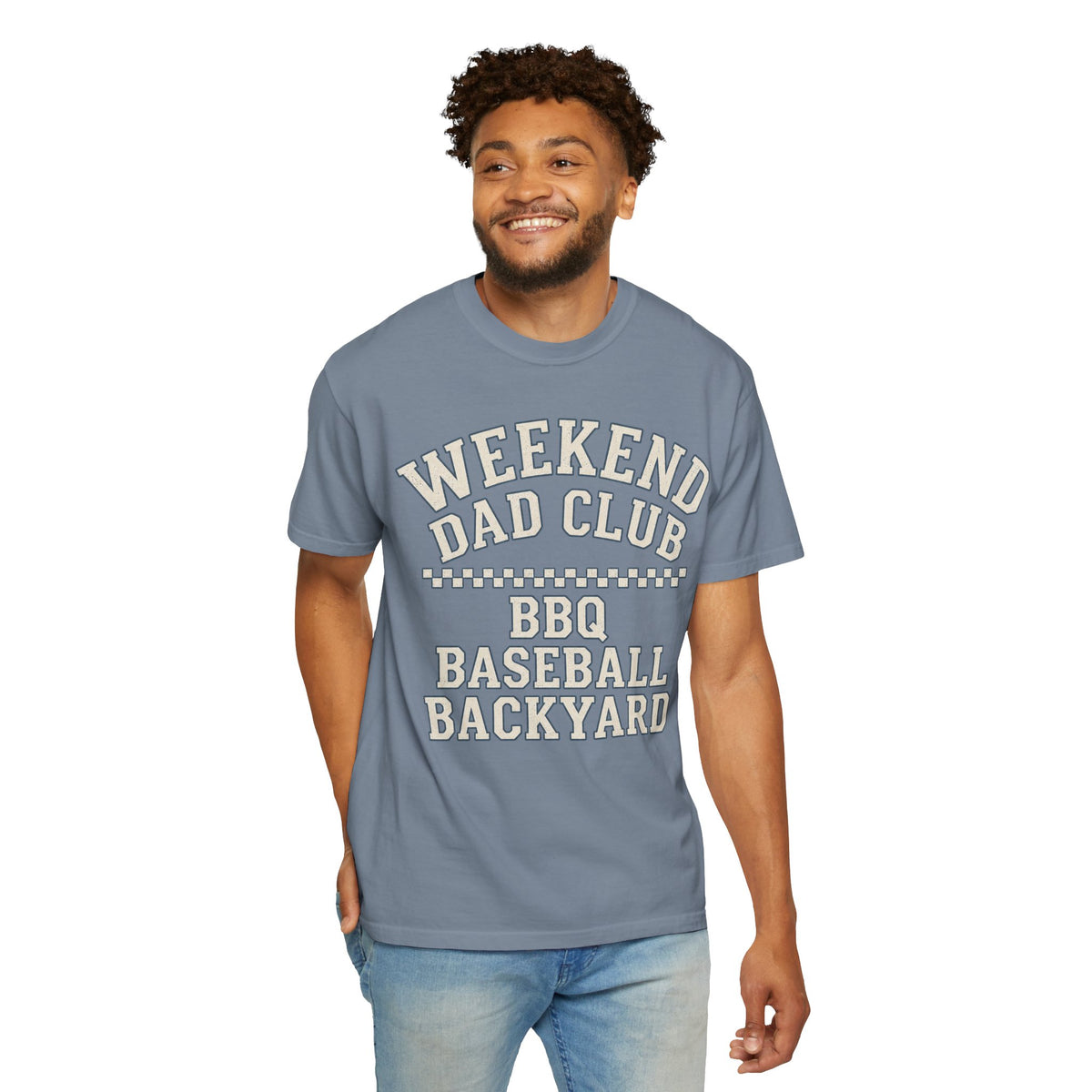 Weekend Dad Club T-Shirt — BBQ, Baseball & Backyard Tee