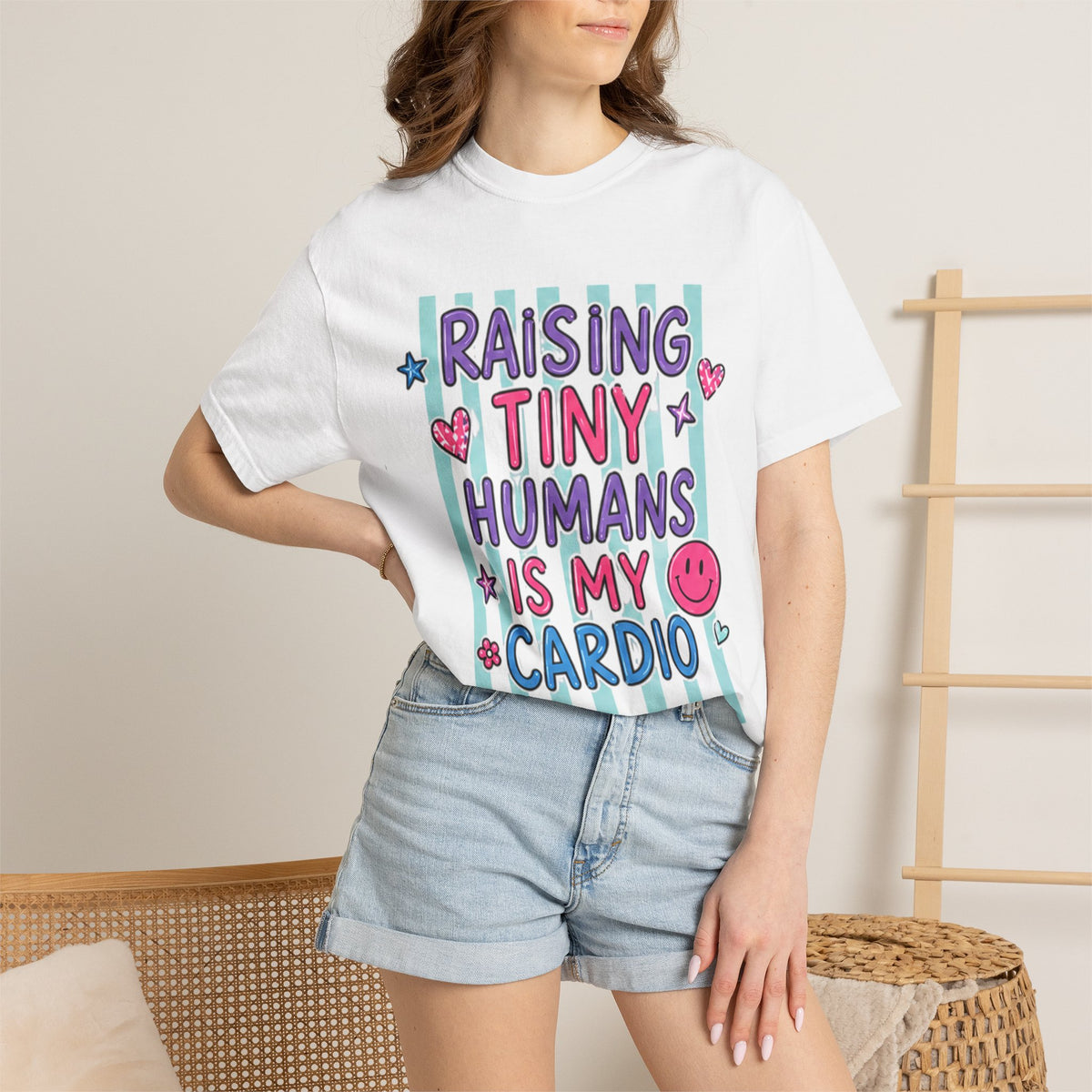 Raising Tiny Humans Is My Cardio T-Shirt