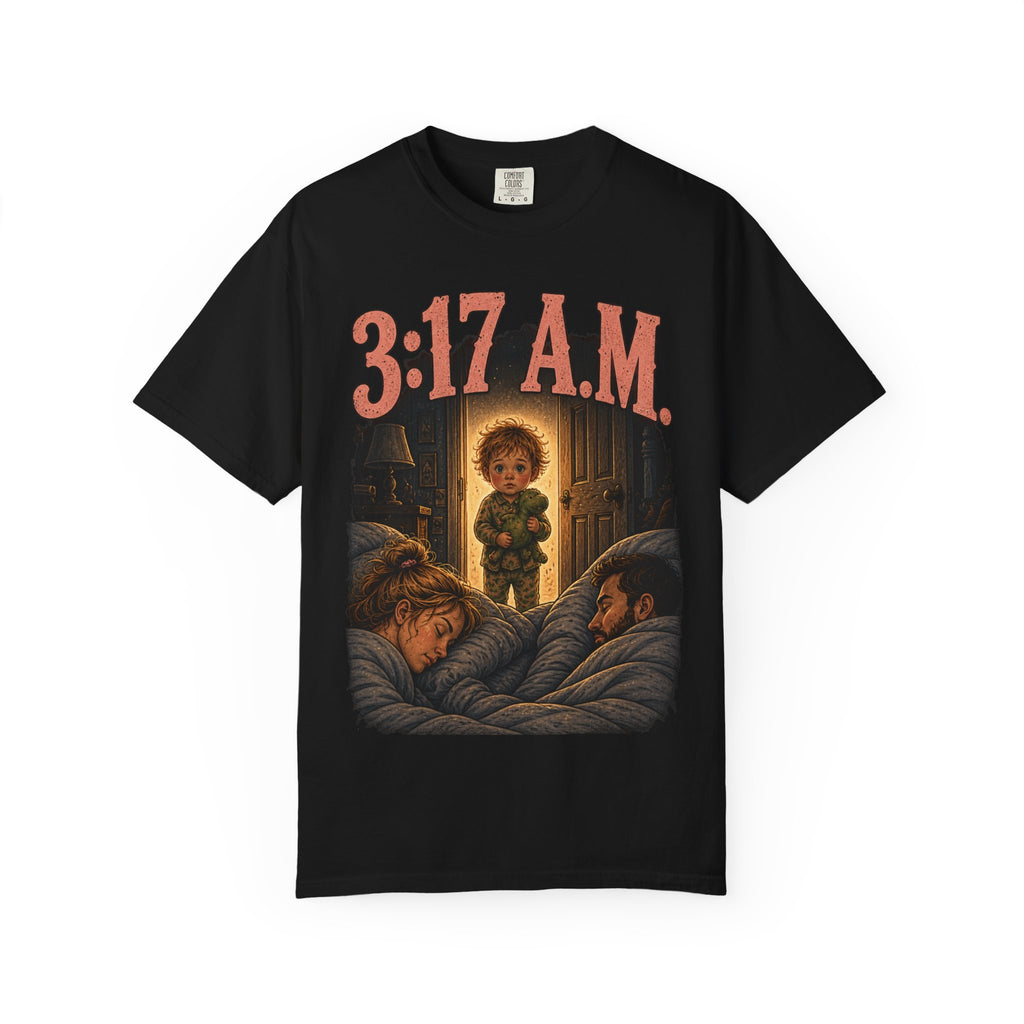 3:17 A.M. T-Shirt — Creepy Doll Nighttime Horror Tee