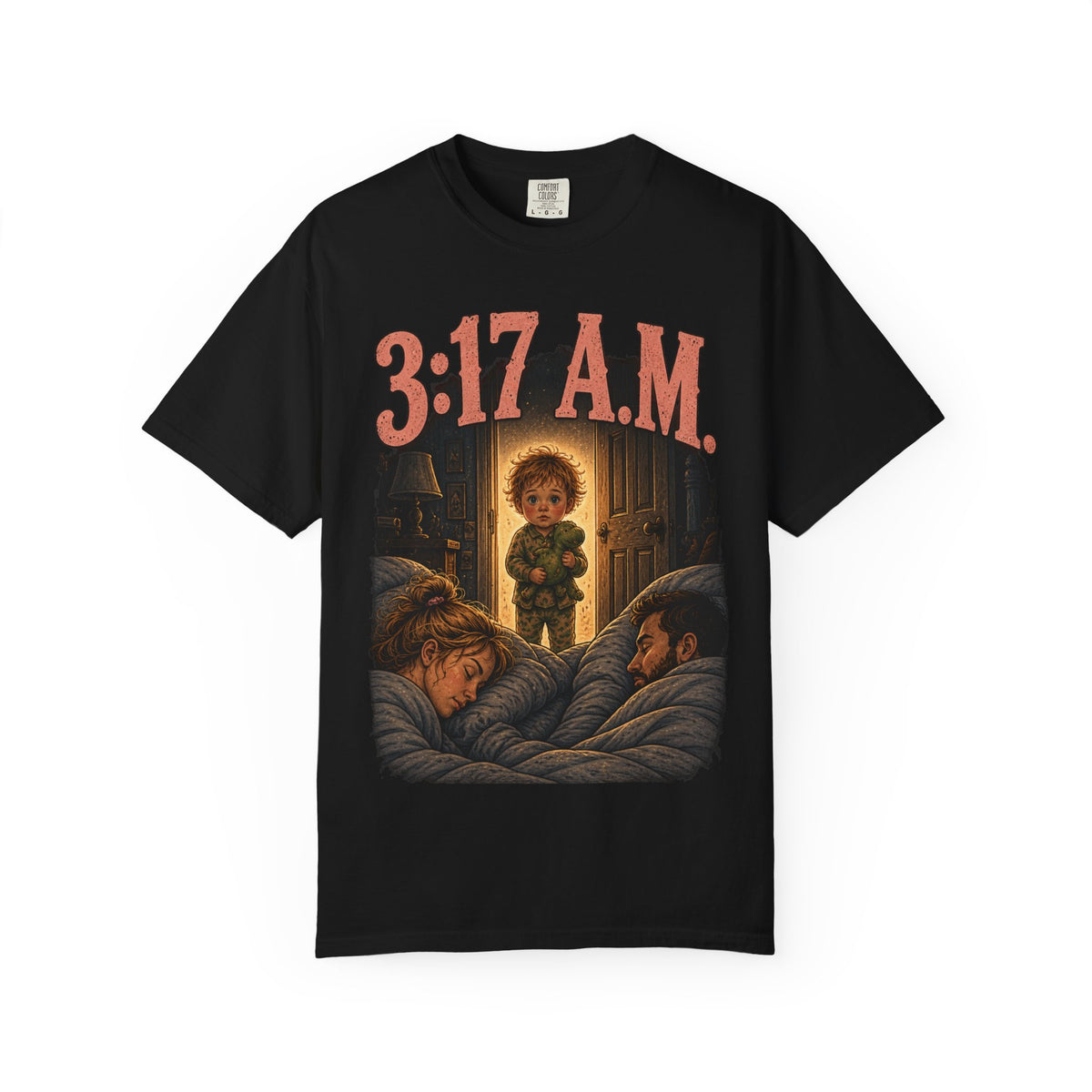 3:17 A.M. T-Shirt — Creepy Doll Nighttime Horror Tee
