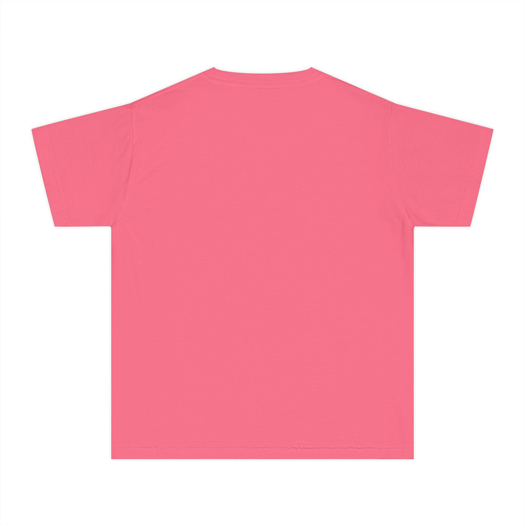 Youth Tee - "Messy Hair, Don’t Care" Smiley Graphic