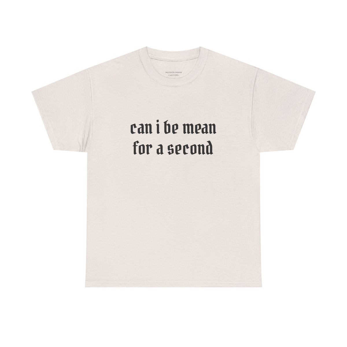 Can I Be Mean For A Second Tee — Funny Sarcastic Graphic T-Shirt