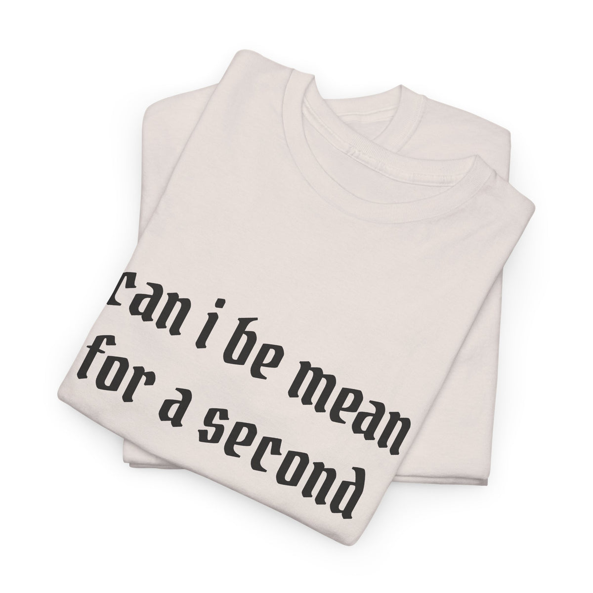 Can I Be Mean For A Second Tee — Funny Sarcastic Graphic T-Shirt