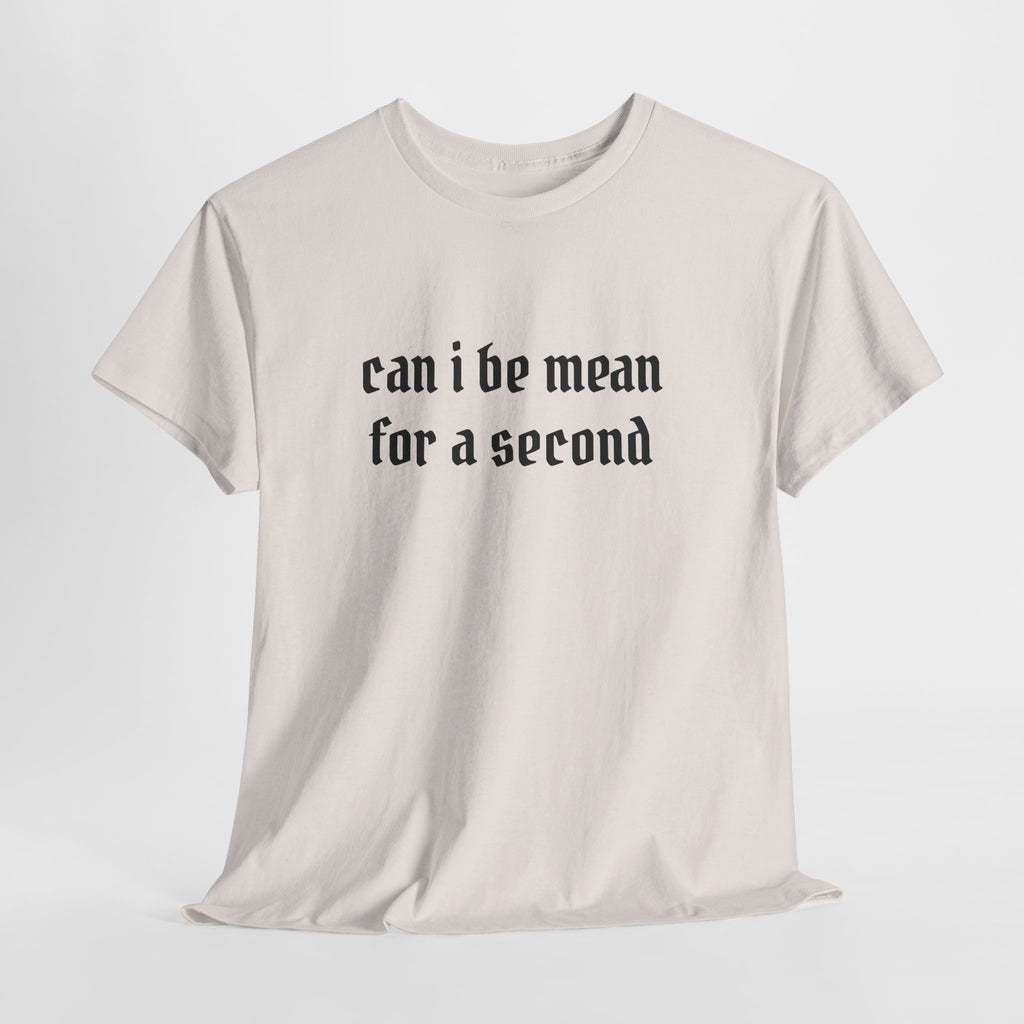 Can I Be Mean For A Second Tee — Funny Sarcastic Graphic T-Shirt