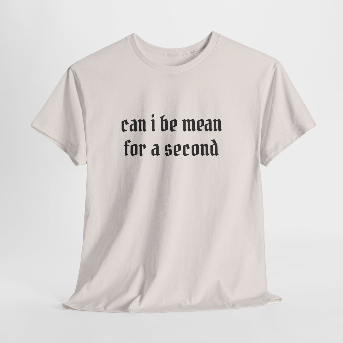 Can I Be Mean For A Second Tee — Funny Sarcastic Graphic T-Shirt