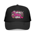 In My Mom Era Trucker Hat — Retro Floral Mom Pride Foam Cap