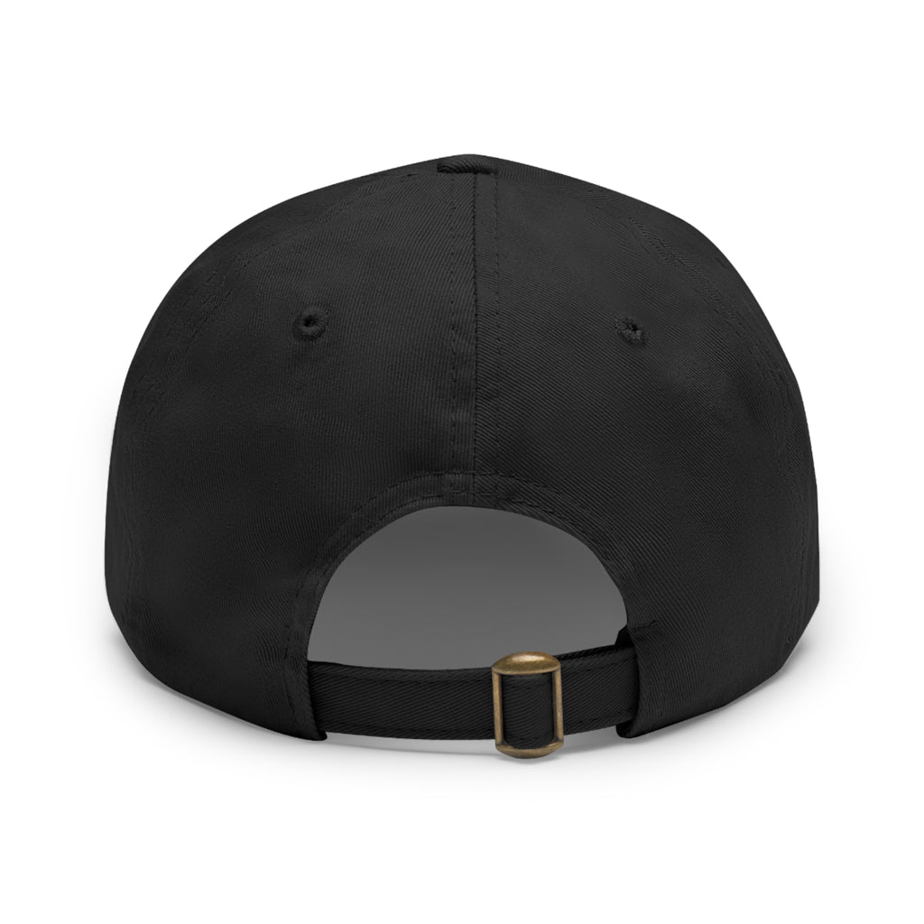 Dad Hat — Leather Patch “My Wife Beats Me” Funny Novelty Cap