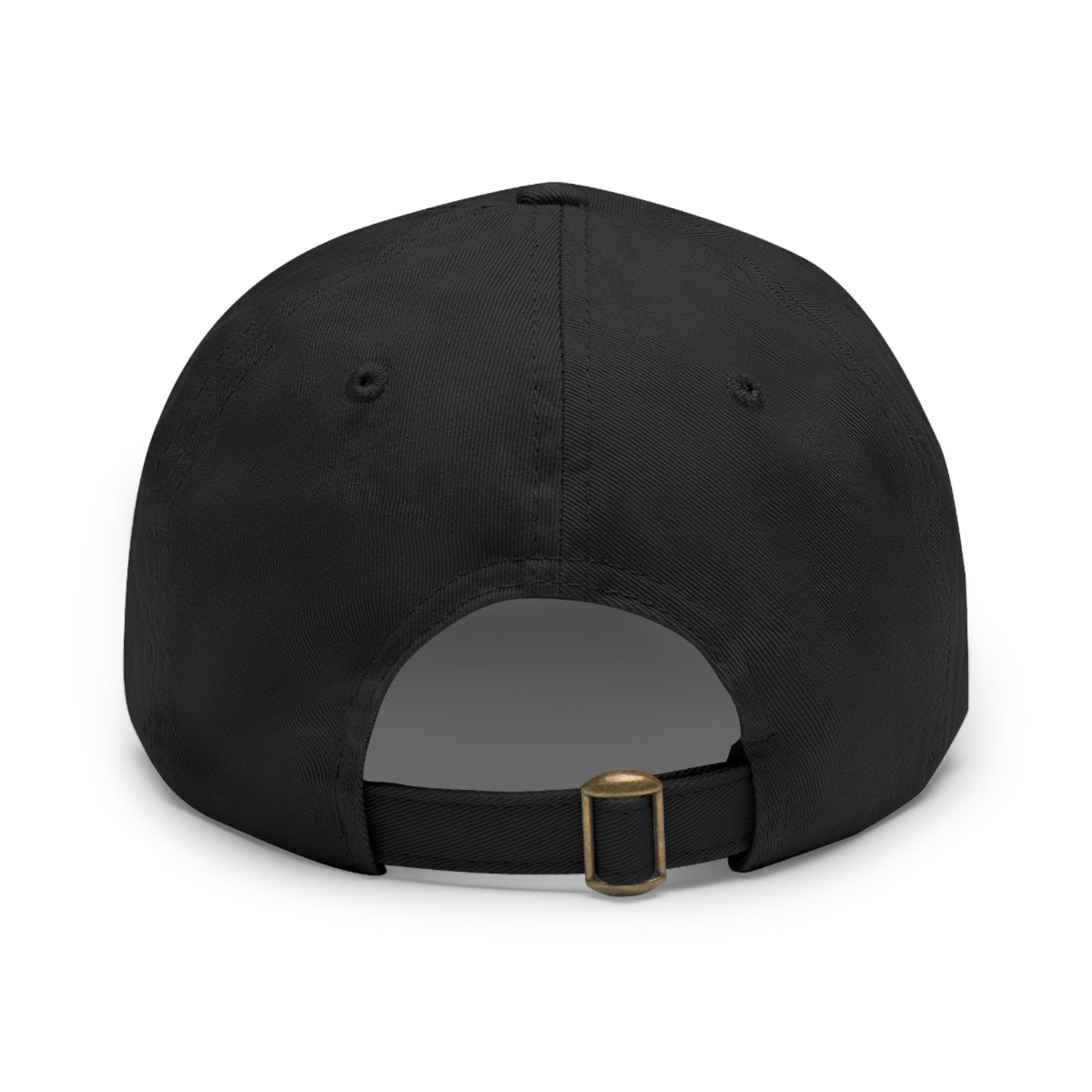 Dad Hat — Leather Patch “My Wife Beats Me” Funny Novelty Cap
