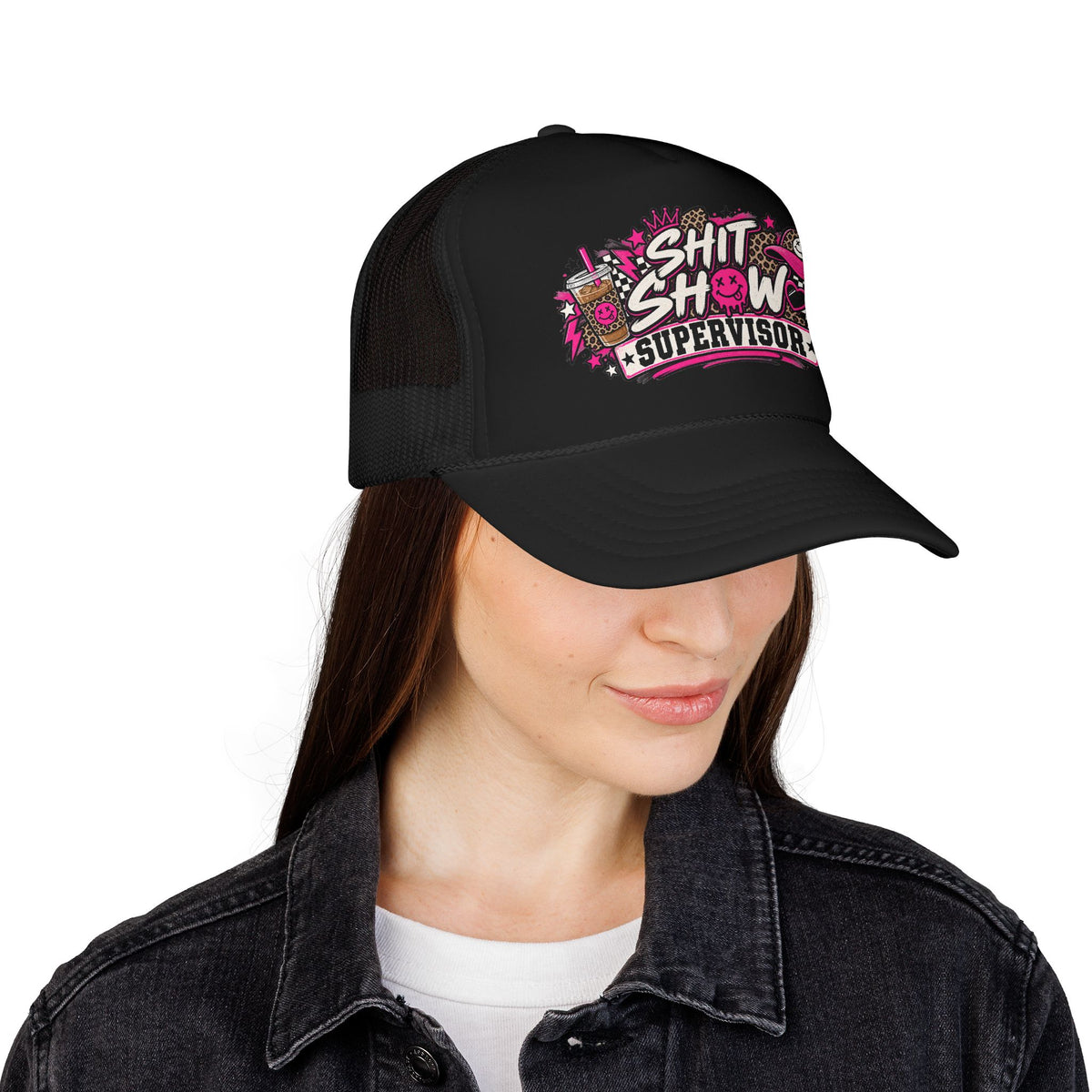 Shit Show Supervisor Foam Trucker Hat