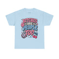 Graphic Tee — "Bitches Are People Too" Retro Pink & Blue