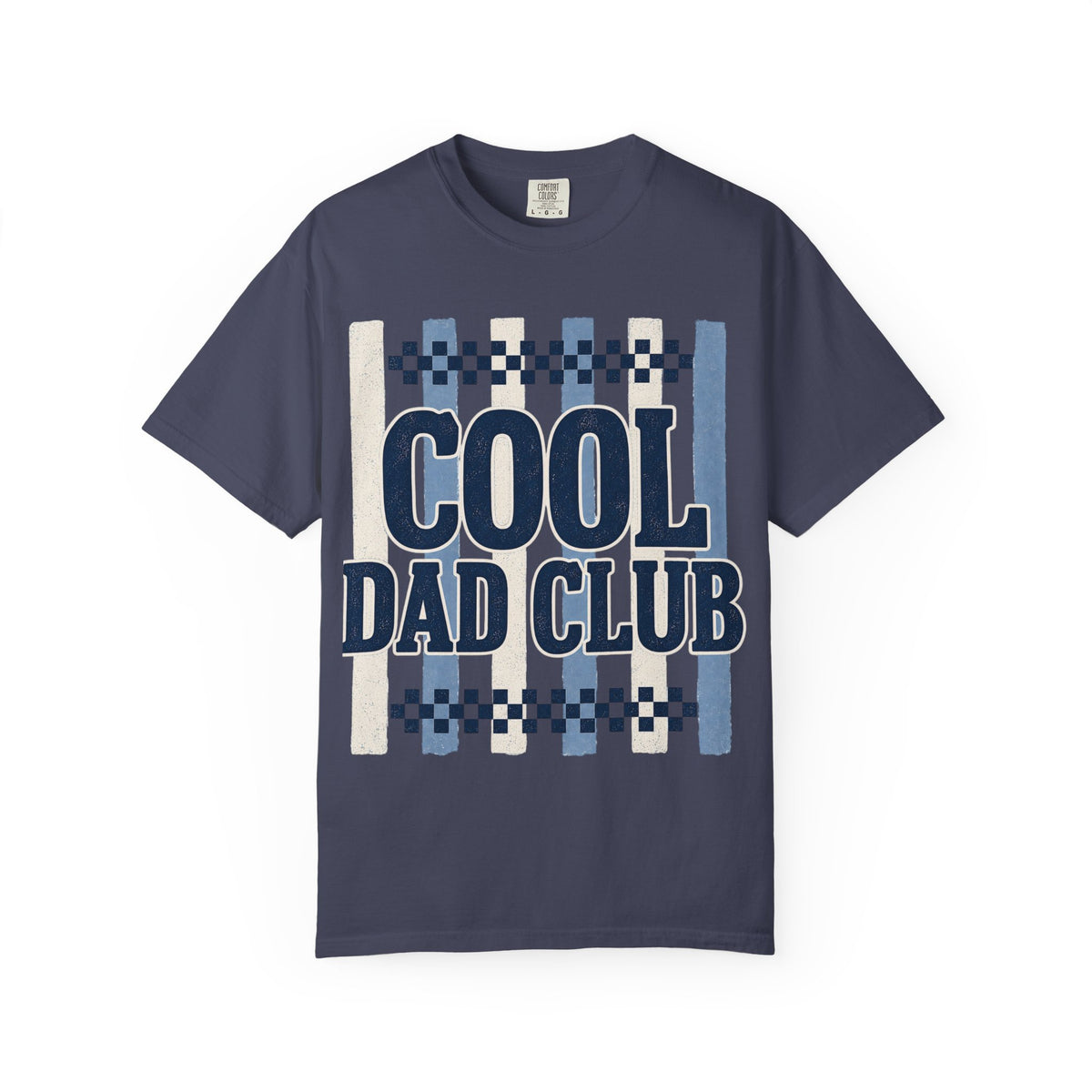 Cool Dad Club T-Shirt — Retro Checkered Fathers' Day Tee