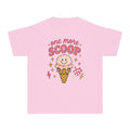 One More Scoop Youth Tee — Cute Ice Cream Graphic T-Shirt for Kids