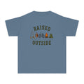 Youth Tee — "Raised Outside" Outdoor Adventure Camping Shirt