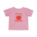 Infant Tee — "Little Miss Marinara" Cute Tomato Baby Shirt