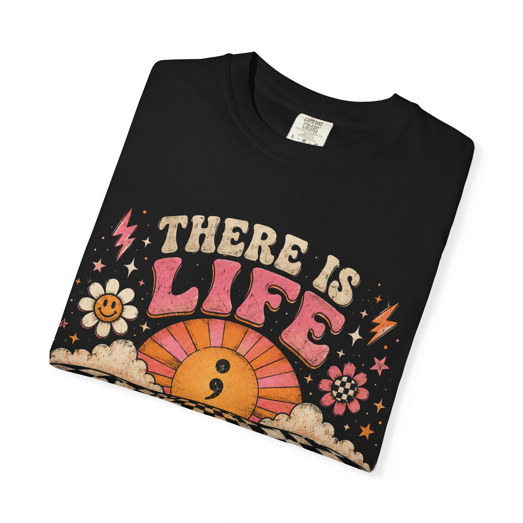 Retro 'There Is Life After This Feeling' Graphic T-Shirt