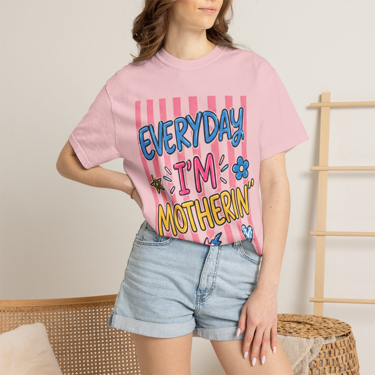 Everyday I'm Motherin' T-Shirt — Fun Mom Graphic Tee