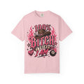 Graphic T-Shirt — "100% The Bitch I Think I Am" Retro Rocker Tee