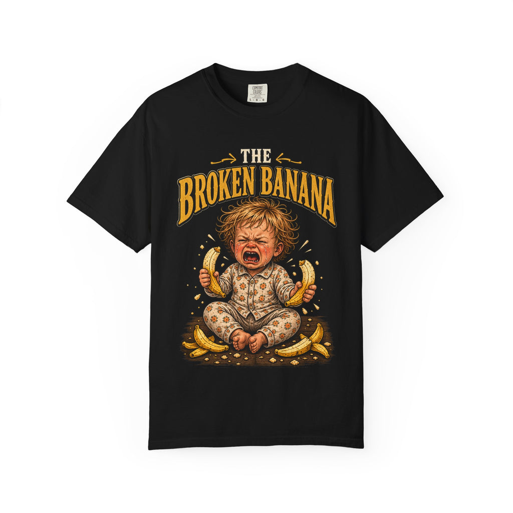 The Broken Banana T-Shirt – Funny Crying Baby Graphic Tee