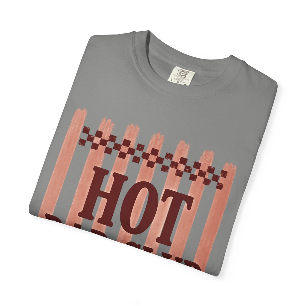 Hot Dad Club T-Shirt — Retro Check Fathers' Day Tee