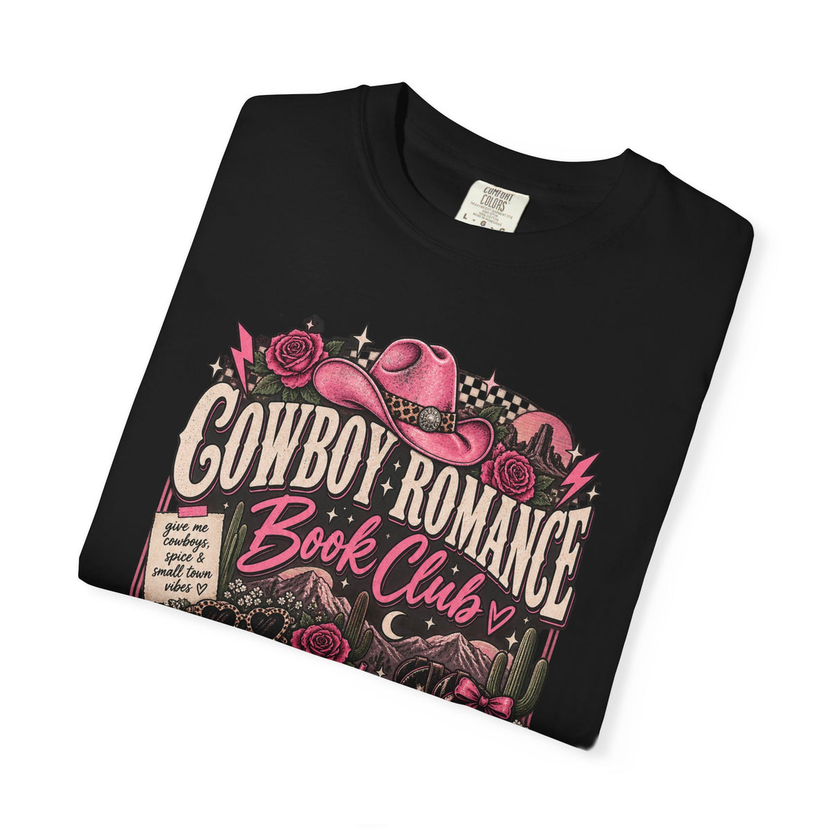 Cowboy Romance Book Club T-Shirt — Western Reader Graphic Tee
