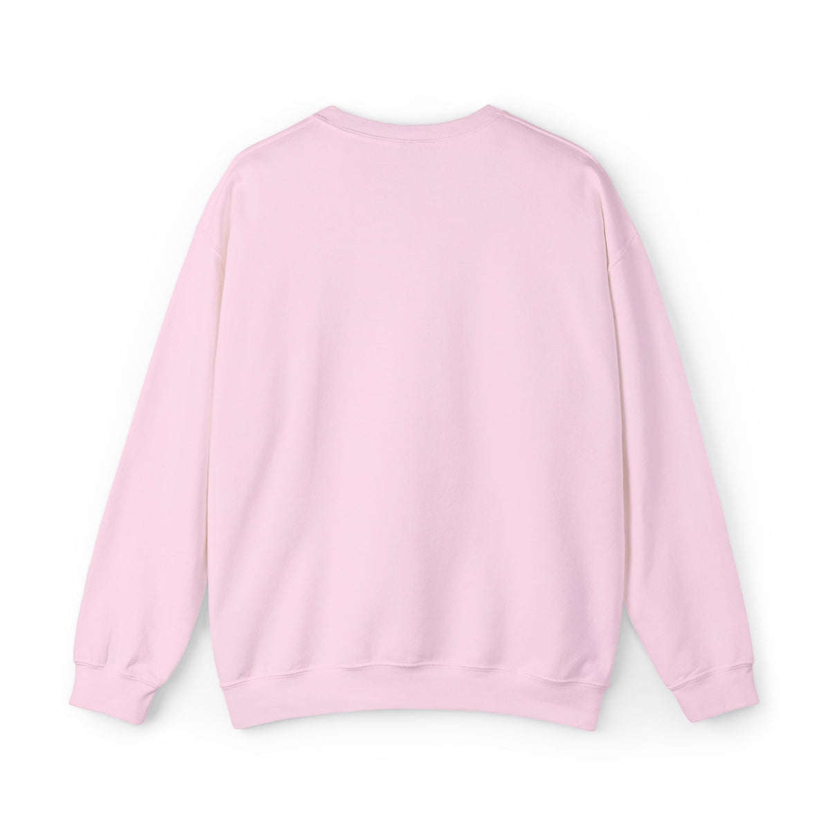 White Minimalist Crewneck Sweatshirt with Subtle Quote Print