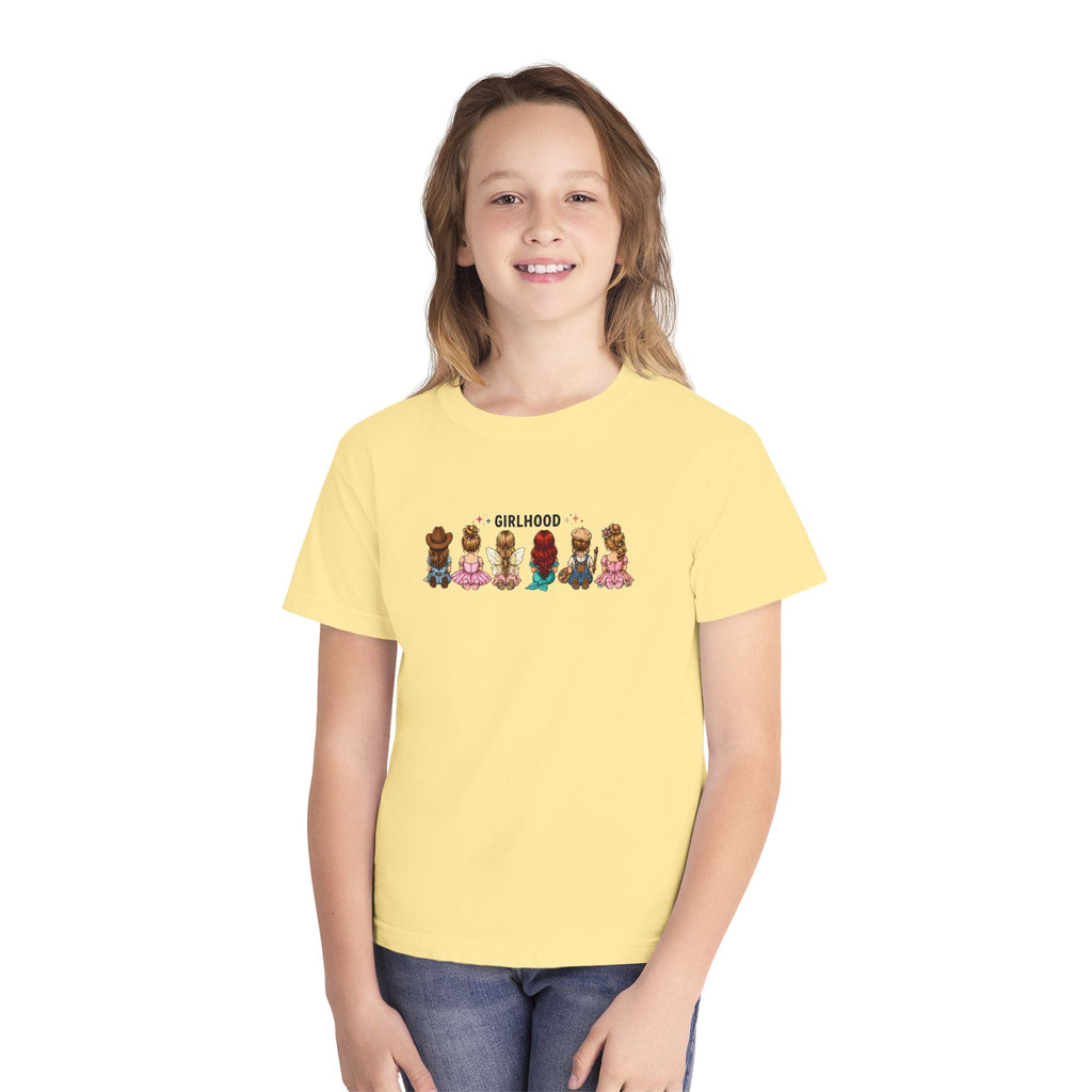 Girlhood Kids Tee — Cute Diverse Little Girls Graphic Shirt for Children