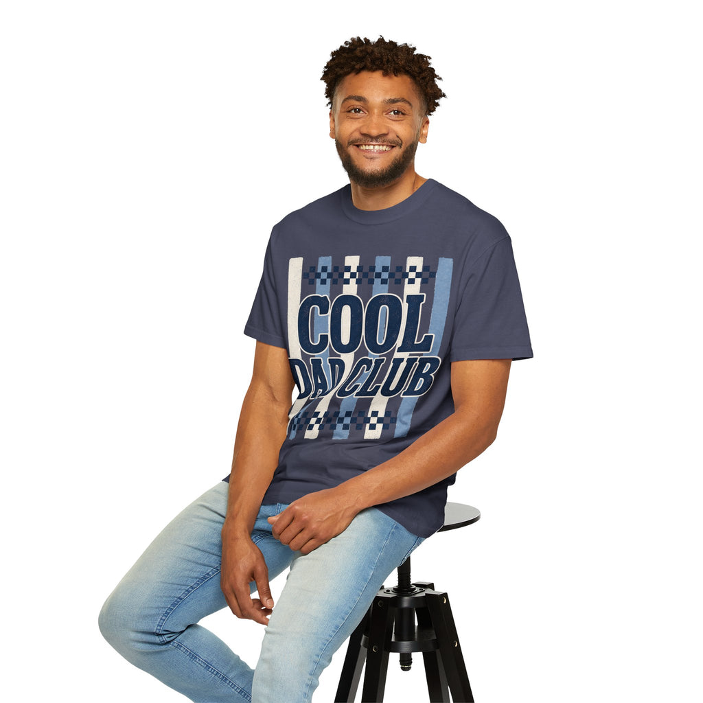 Cool Dad Club T-Shirt — Retro Checkered Fathers' Day Tee