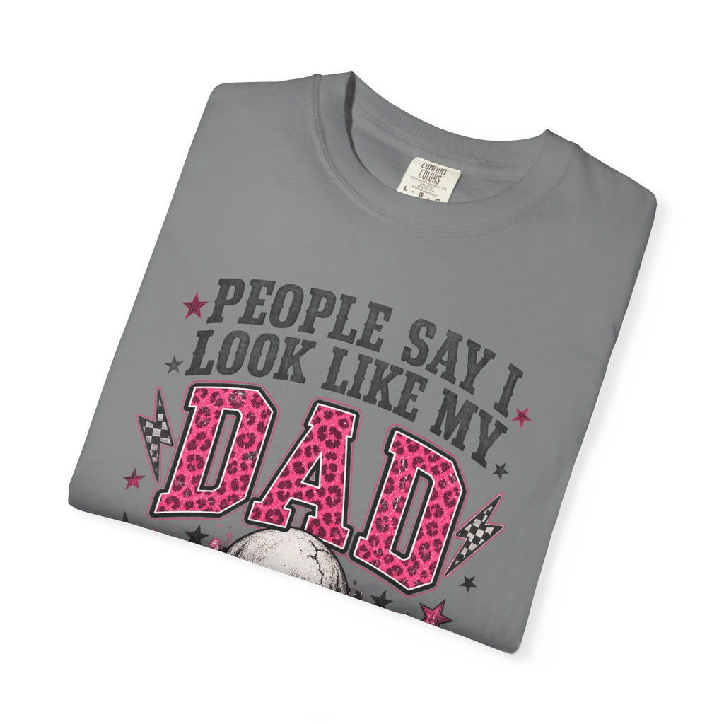 Dad Skull Roses T-Shirt — “People Say I Look Like My Dad But I’m Not Dead” Retro Graphic Tee
