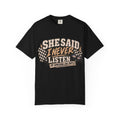 She Said I Never Listen T-Shirt — Funny Retro Racing Graphic Tee