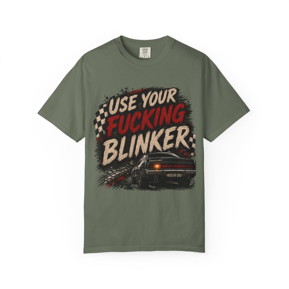 T-Shirt — "Use Your F*cking Blinker" Vintage Car Signal Tee