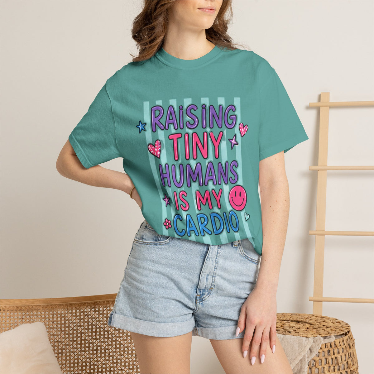 Raising Tiny Humans Is My Cardio T-Shirt