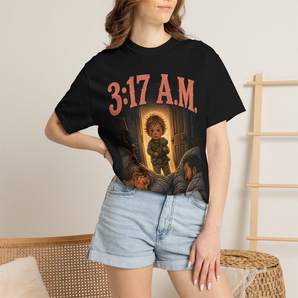3:17 A.M. T-Shirt — Creepy Doll Nighttime Horror Tee