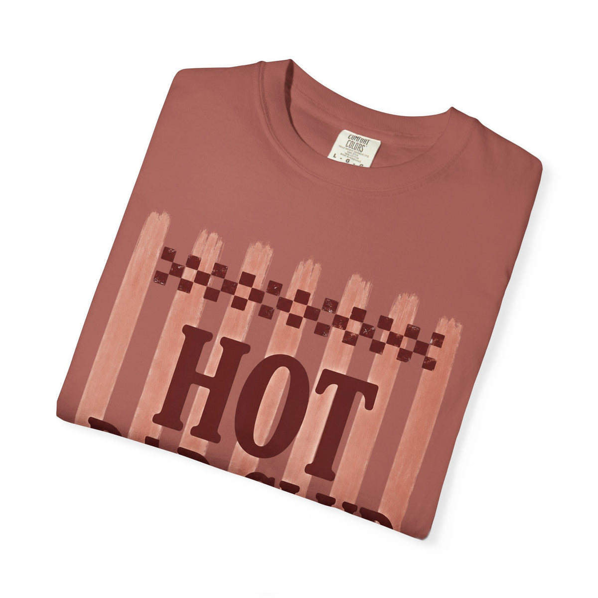 Hot Dad Club T-Shirt — Retro Check Fathers' Day Tee