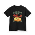 Kids T-Shirt — "Just Here for the Garlic Bread" Cute Pizza/Garlic Bread Tee