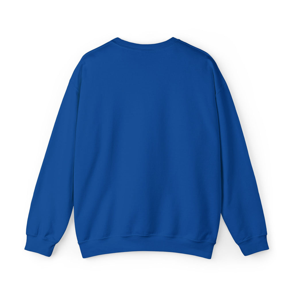 Minimalist Blue Script Crewneck Sweatshirt