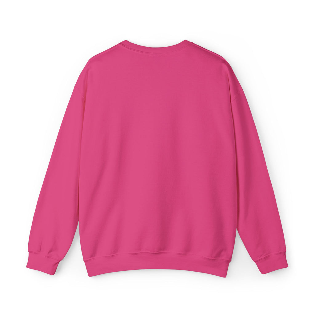 Minimalist Script Crewneck Sweatshirt — Subtle Center Text