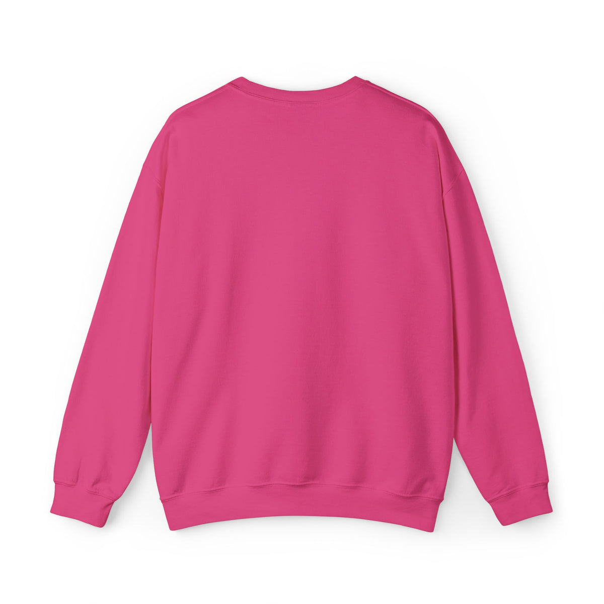 Minimalist Script Crewneck Sweatshirt — Subtle Center Text