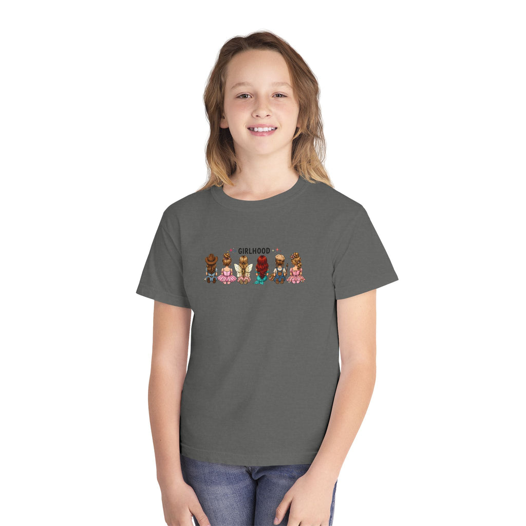 Girlhood Kids Tee — Cute Diverse Little Girls Graphic Shirt for Children