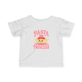 Infant Tee — "Pasta Princess" Cute Pasta Crown Graphic Baby Shirt