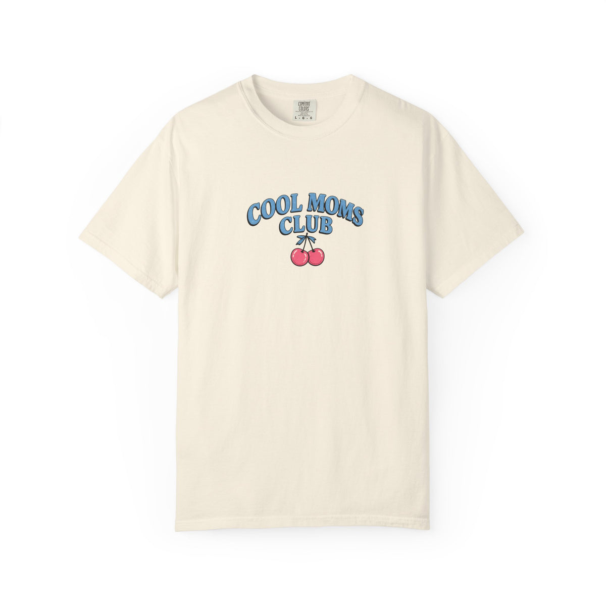 Cool Moms Club T-Shirt – Retro Cherry Graphic Tee for Stylish Moms
