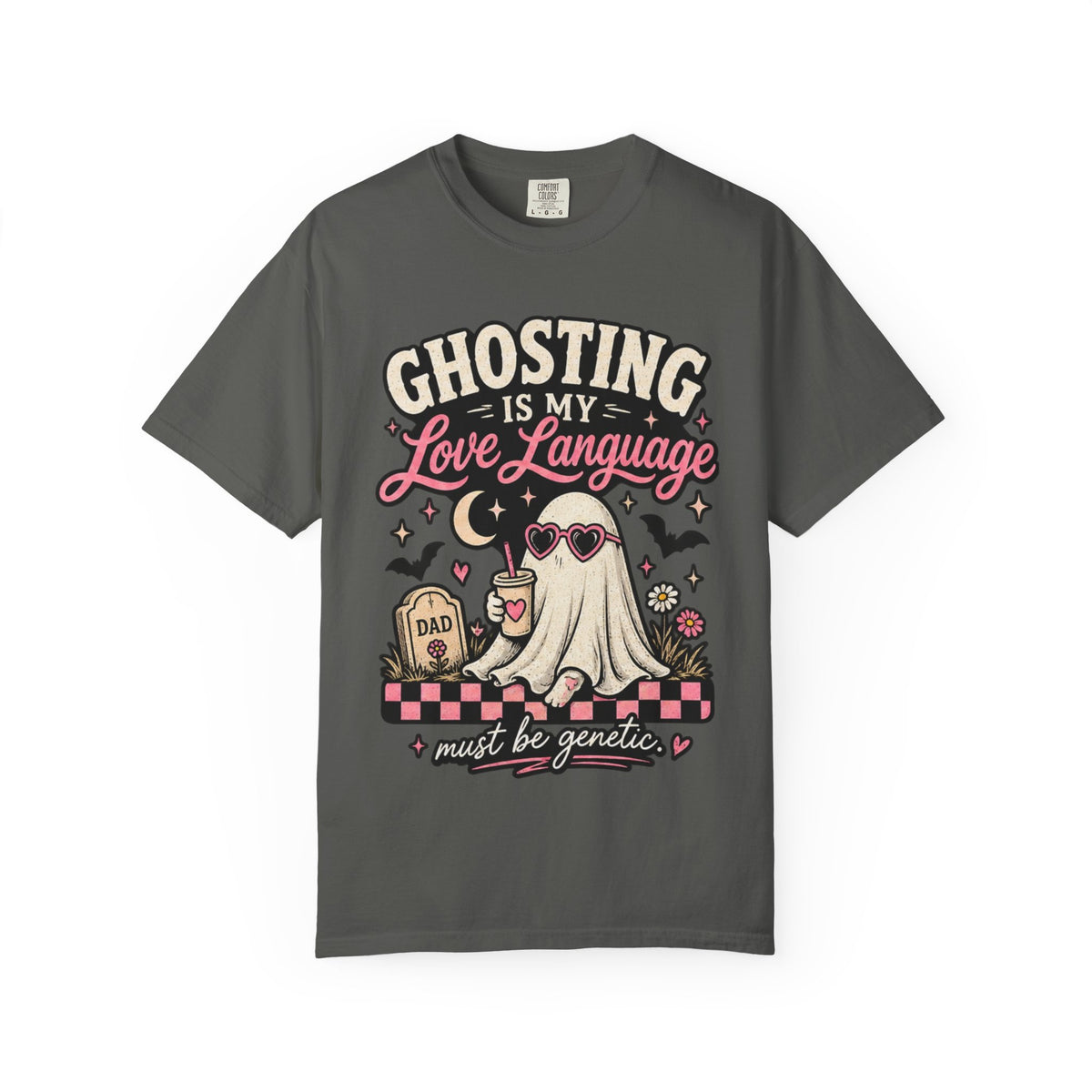 Ghosting Is My Love Language T-Shirt — Cute Retro Ghost Graphic Tee