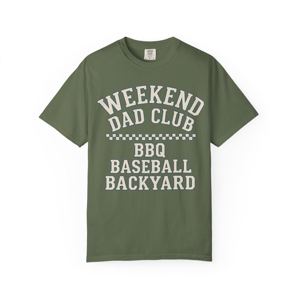 Weekend Dad Club T-Shirt — BBQ, Baseball & Backyard Tee