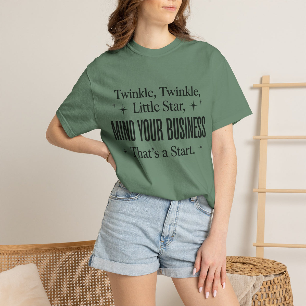 Mind Your Business Tee — "Twinkle, Twinkle, Little Star" Graphic T-Shirt