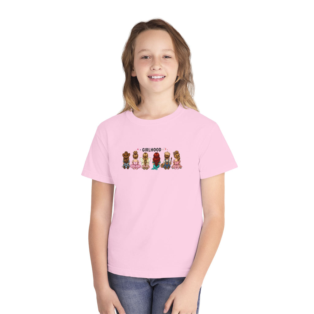 Girlhood Kids Tee — Cute Diverse Little Girls Graphic Shirt for Children