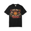 The Sun Will Rise And So Will You T-Shirt — Retro Smiley Sun Positive Vibes Tee